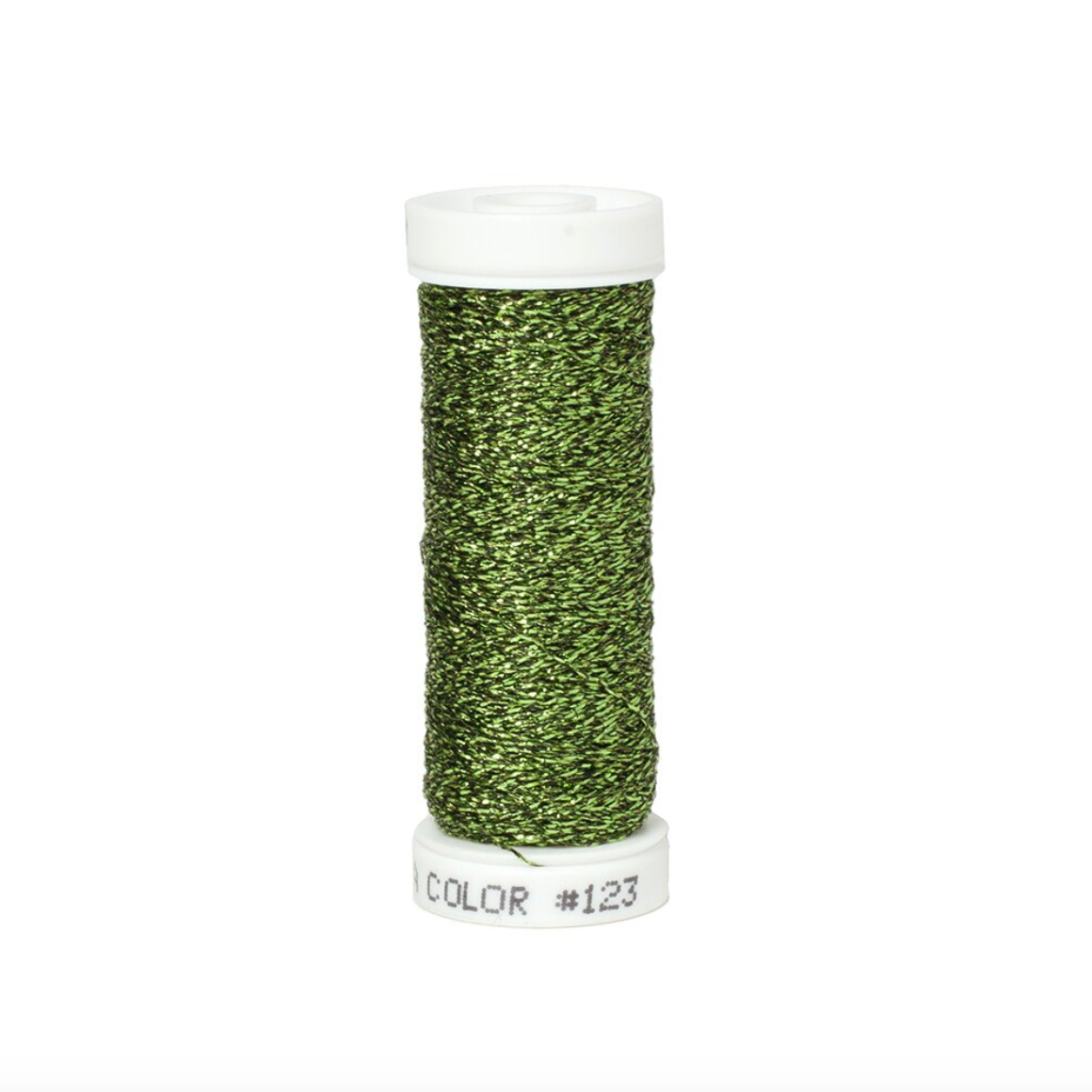 123 Threads Accentuate Metallic Thread | 123 Digital Green – Hobby House Needleworks