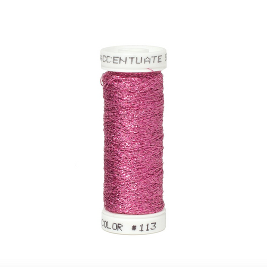 Accentuate Metallic Thread | 113 Candy Pink