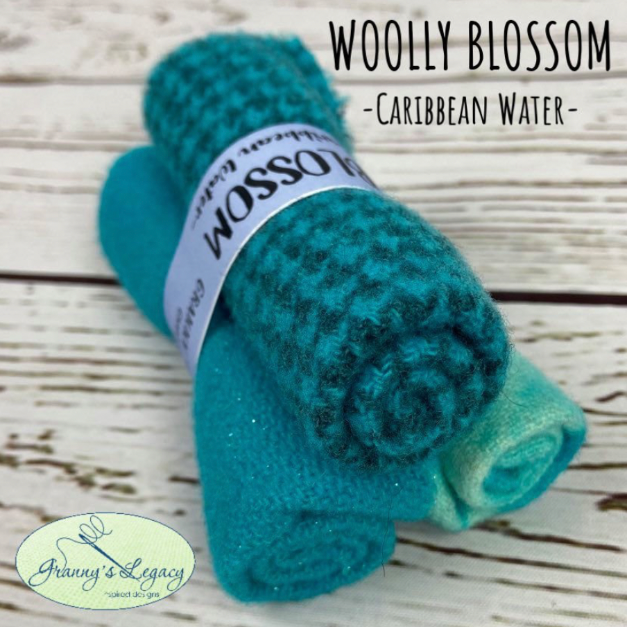 Granny's Legacy | Wooly Blossom - Caribbean Water