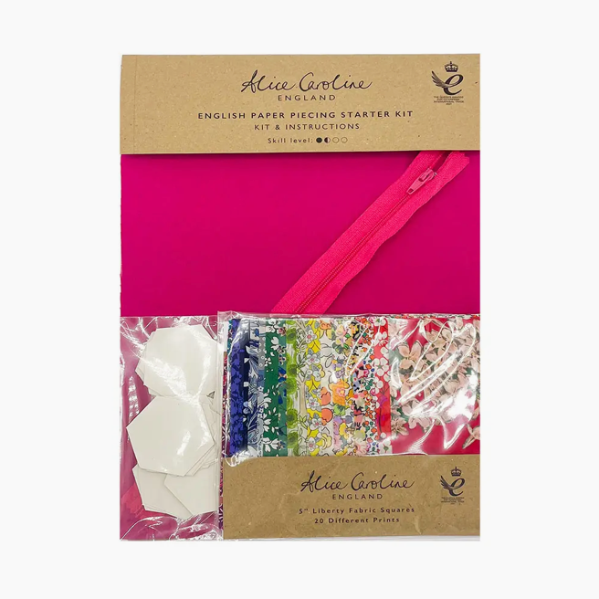 Alice Caroline | Liberty Tana Lawn Fabric English Paper Piecing Starter Kit