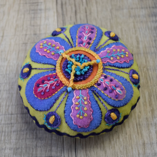 Sue Spargo | Flower Pincushion Wool Applique Kit