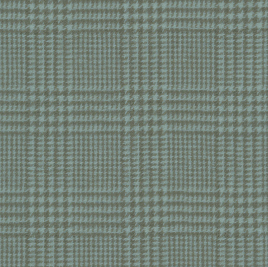 Sue Spargo Hand-Dyed Wool | Baby Blue - Glen Check