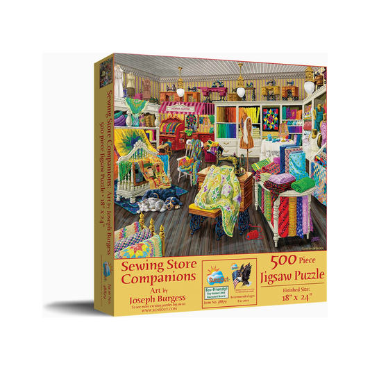 SunsOut | Sewing Store Companions 500 Pc Puzzle