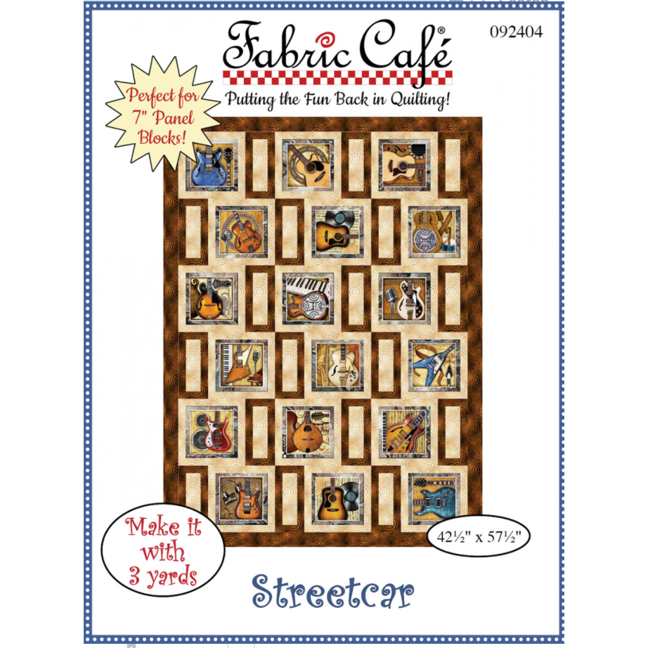 Fabric Cafe ~ Streetcar Quilt Pattern