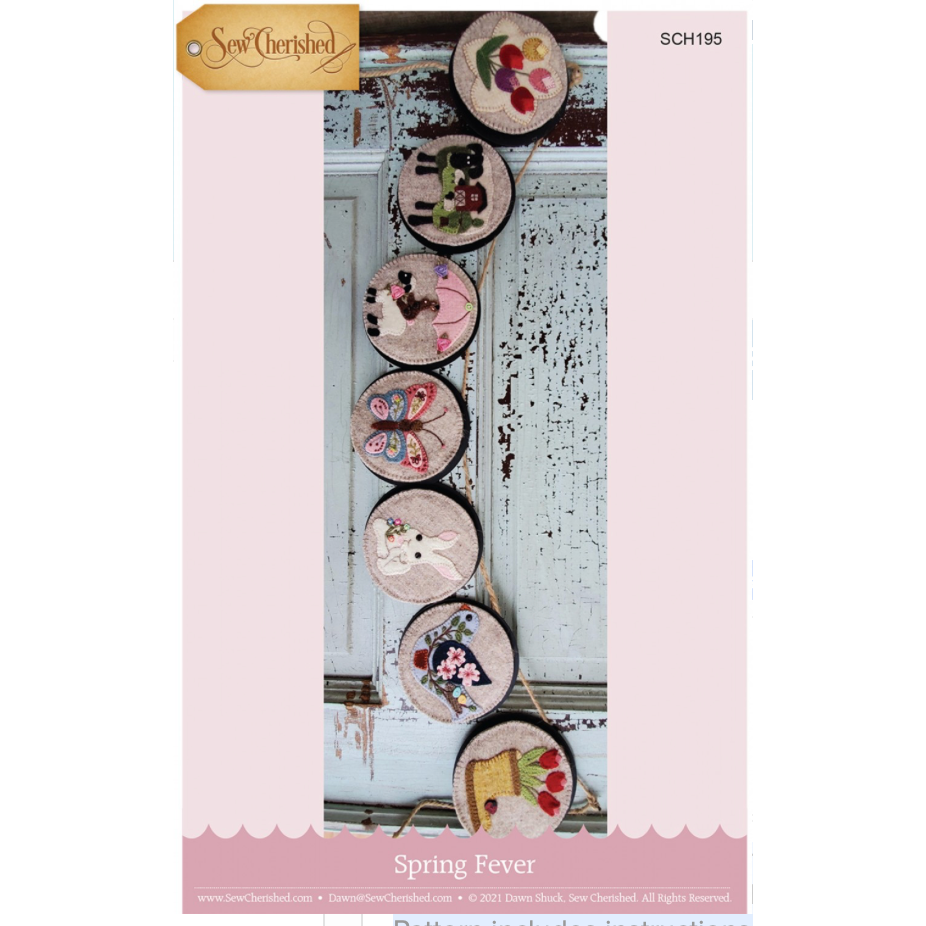 Sew Cherished ~ Spring Fever Wool Applique Pattern