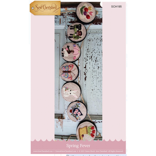 Sew Cherished ~ Spring Fever Wool Applique Pattern