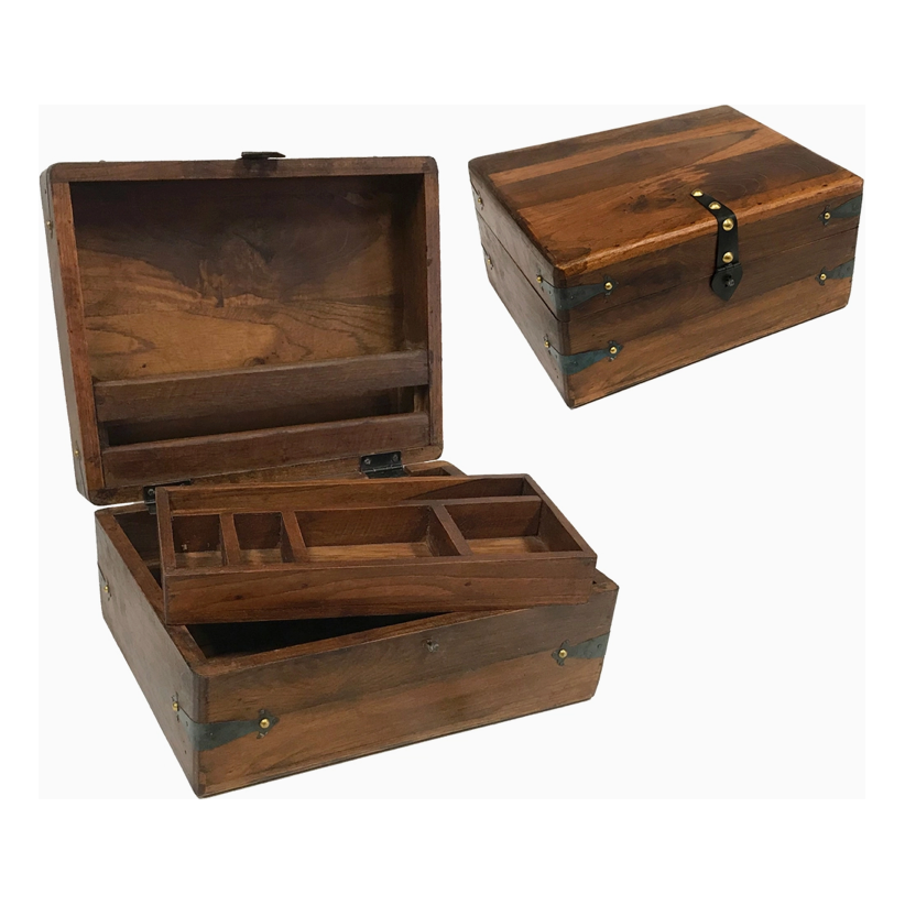 Colonial Distressed Needlework Box