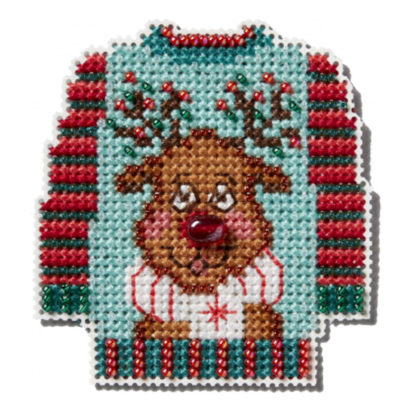 Winter Holiday 2024 Mill Hill Kit | Ugly Sweater