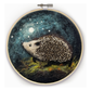 The Crafty Kit Company | Hedgehog in A Hoop Needle Felting Craft Kit