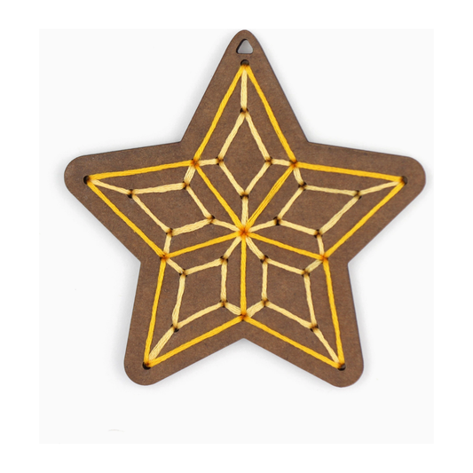 Kiriki Press | Gingerbread Star Stitched Ornament Kit