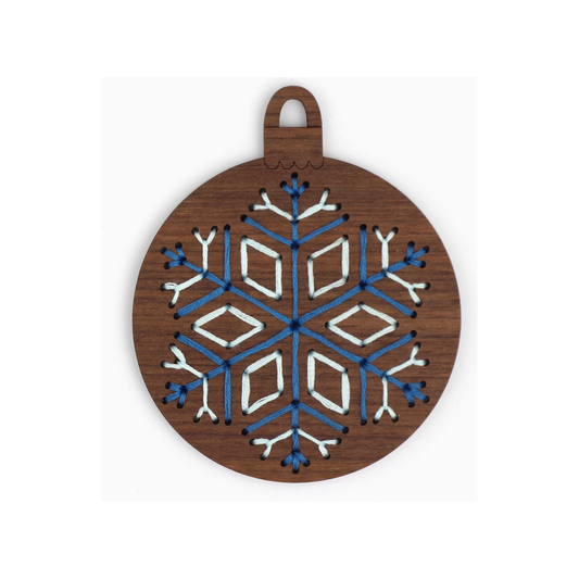 Kiriki Press | Snowflake Stitched Ornament Kit