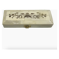 Scrimshaw Postage Stamp Bone Decorative Needlework Box