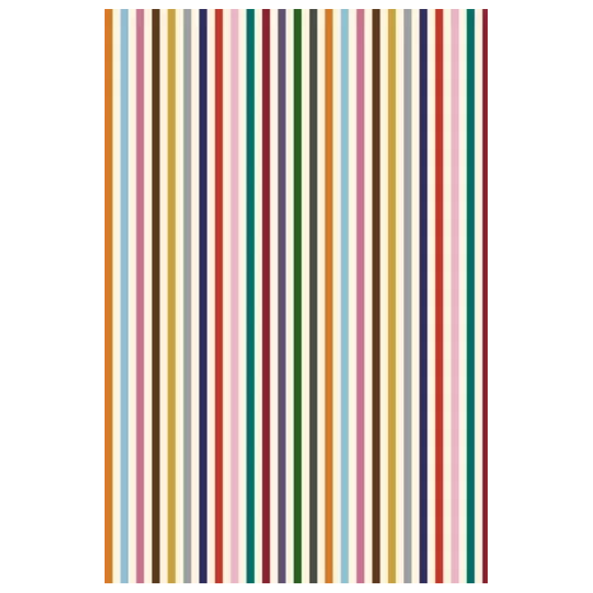 Sajou Cotton Fabric | Multicolored Stripes - Fat Quarter