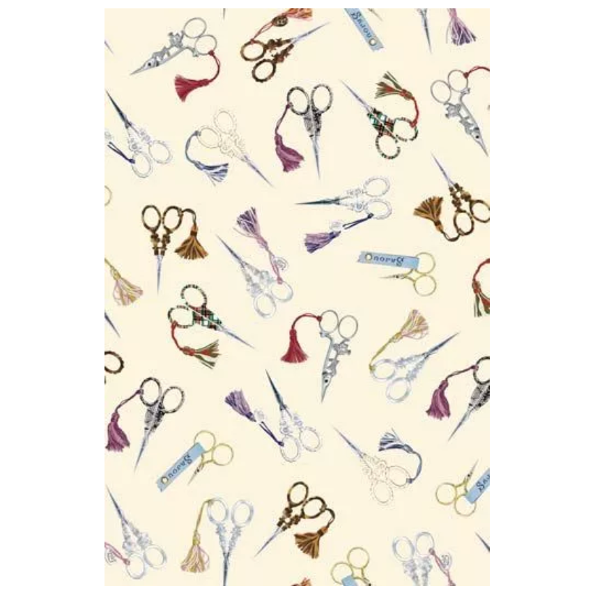 Sajou Cotton Fabric | Iconic Scissors - Fat Quarter