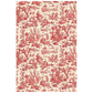 Sajou Cotton Fabric | Red Toile - Fat Quarter