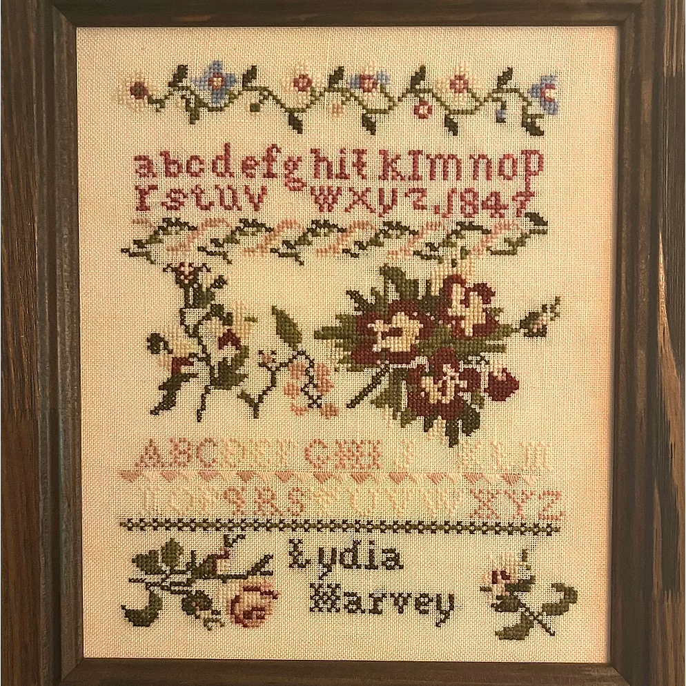 Olde Willow Stitchery | Lydia Harvey - 1847- Harmon Museum in Ohio