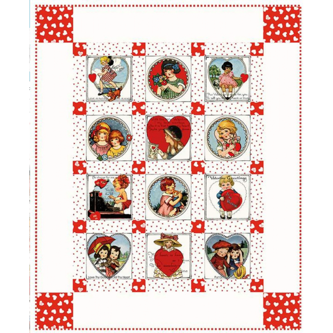 J Wecker Frisch ~ Childhood Sweethearts Quilt Pattern