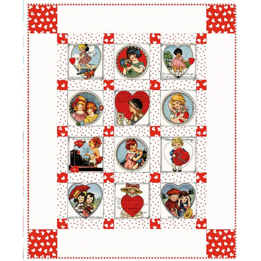 J Wecker Frisch ~ Childhood Sweethearts Quilt Pattern