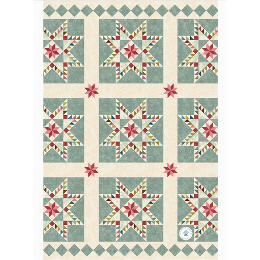 Laundry Basket Quilts | Hand Towel - Heritage Feathered Star