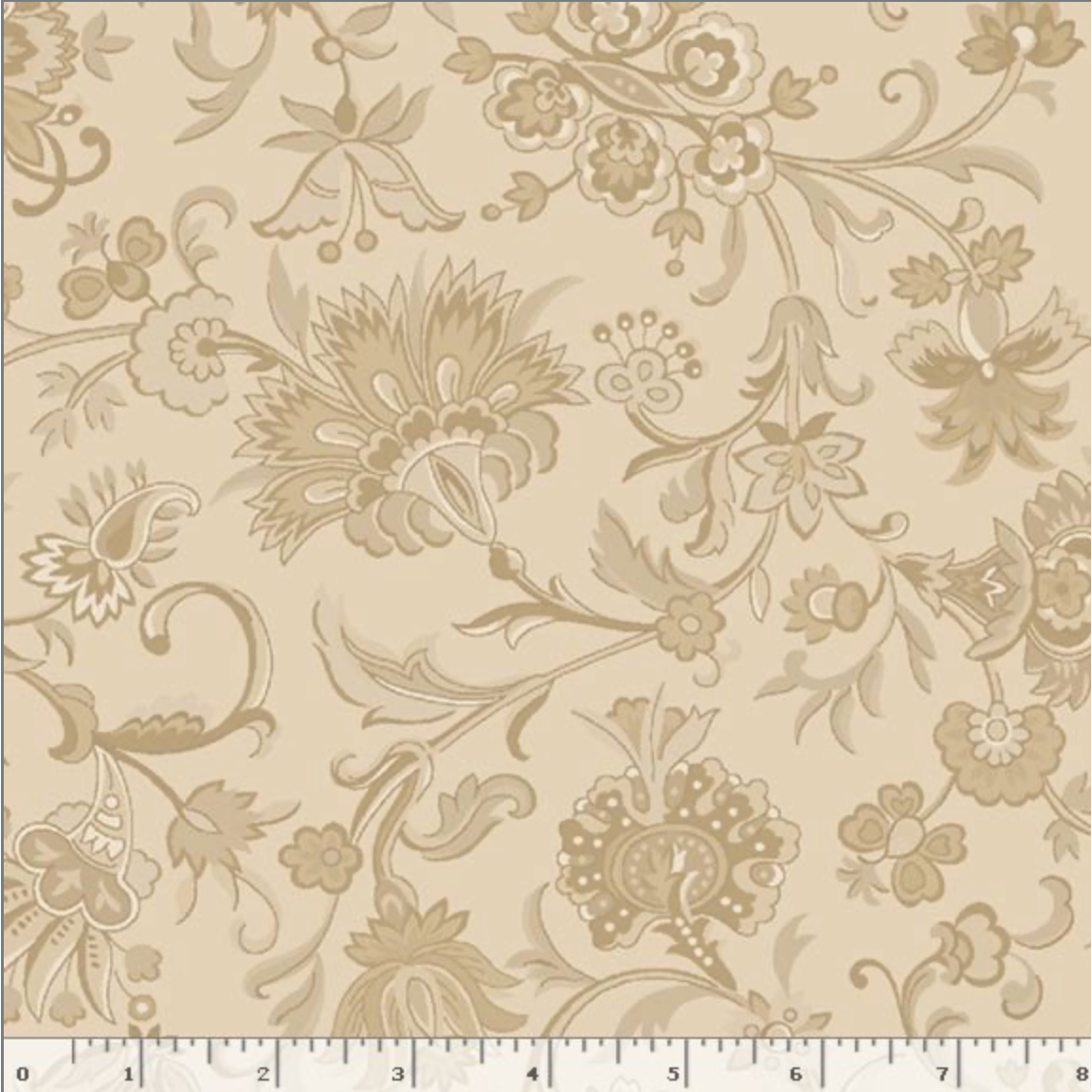 Dressmaker ~ Jacobean Wide Back QB521174D BEIGE