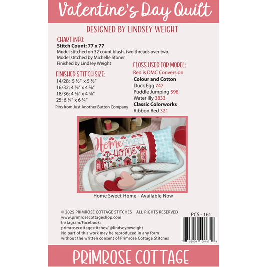 Primrose Cottage  | Valentine's Day Quilt