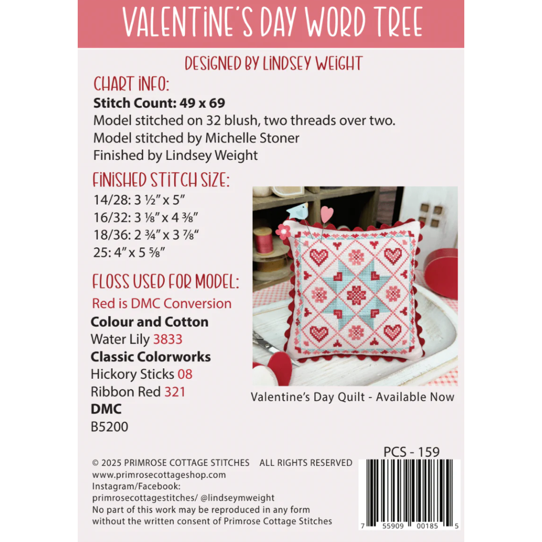 Primrose Cottage  | Valentine's Day Word Tree