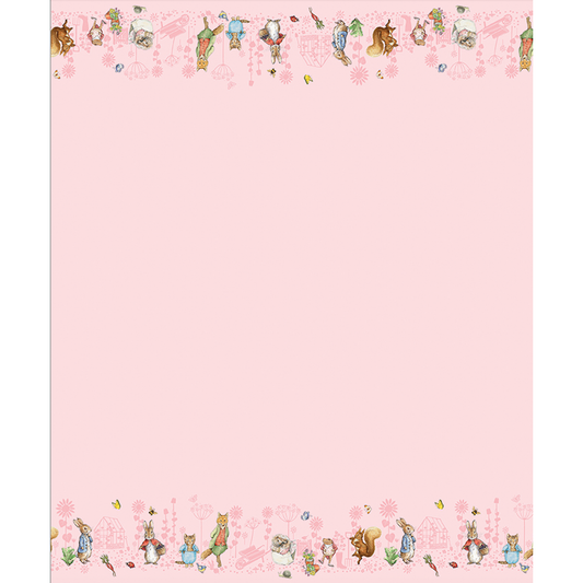 Peter Rabbit & Friends ~ Border Print ~ CD15867-PINK