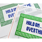 Allison Ivy Designs | Hold On ... Let Me Overthink This Needlepoint Canvas