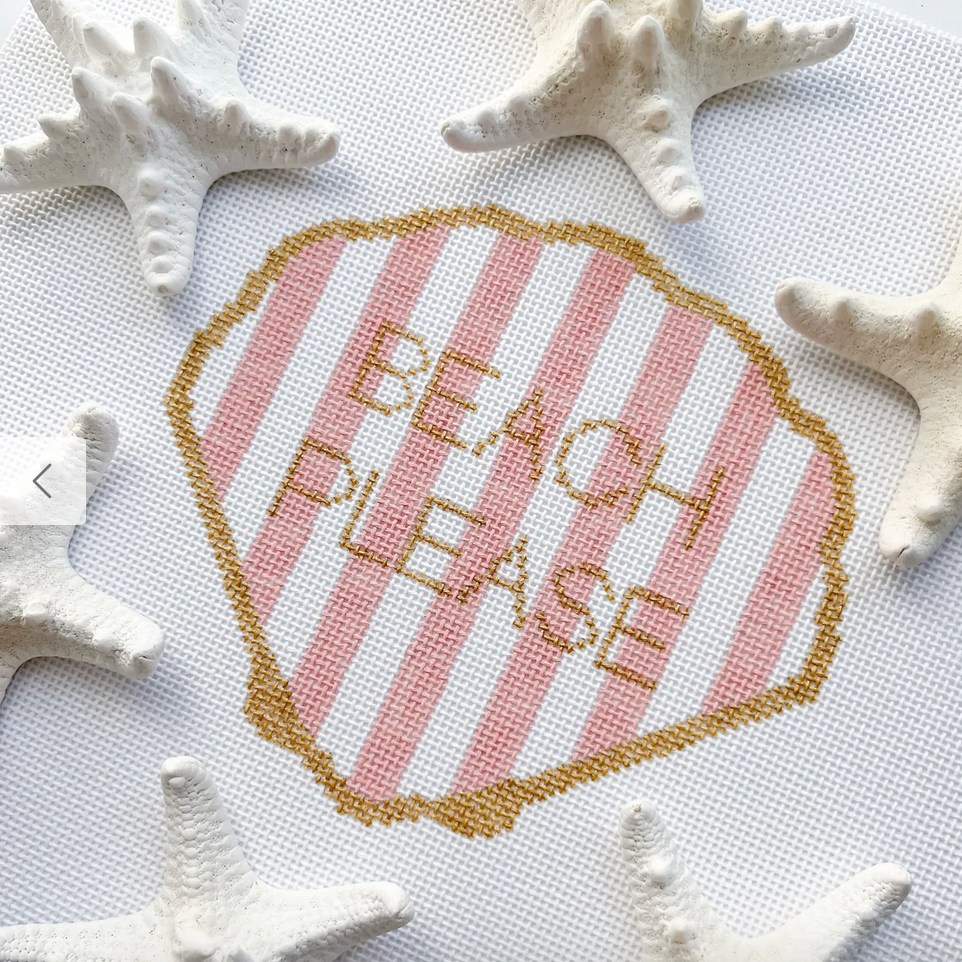 Allison Ivy Designs | Beach Please Needlepoint Canvas