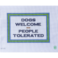 Allison Ivy Designs | Dogs Welcome People Tolerated Needlepoint Canvas