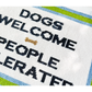 Allison Ivy Designs | Dogs Welcome People Tolerated Needlepoint Canvas