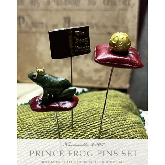 The Primitive Hare | Belle Frog Purse Pin Set MARKET 2025