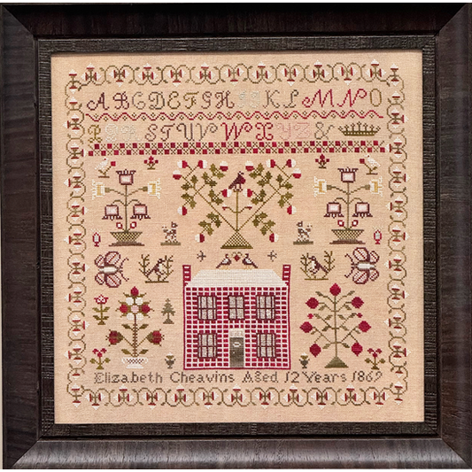 Fox and Rabbit | Elizabeth Cheavins 1869 Sampler & Pinwheel  MARKET 2025