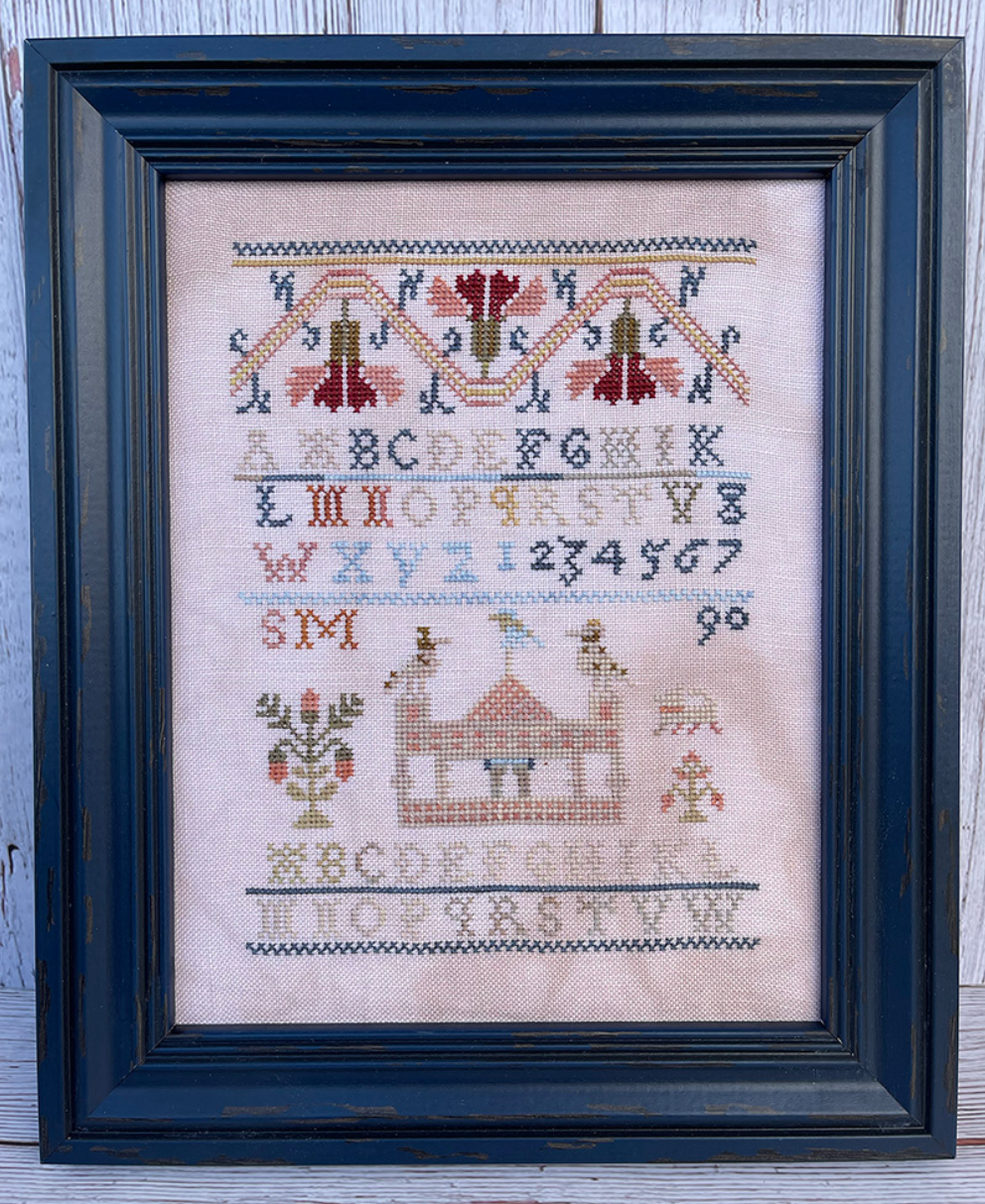 Jan Hicks Creates | Birds on the Temple - Antique Sampler Reproduction MARKET 2025