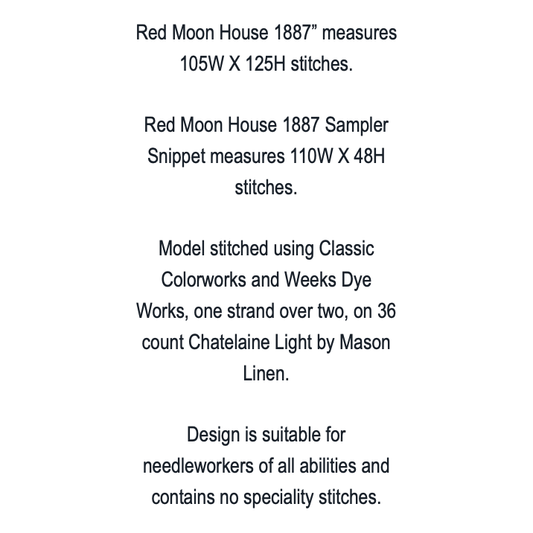 Red Barn Samplers | Red Moon House 1887 MARKET 2025