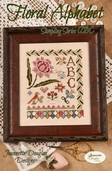 Jeannette Douglas Designs | Floral Alphabet Sampling Series - ABC MARKET 2025