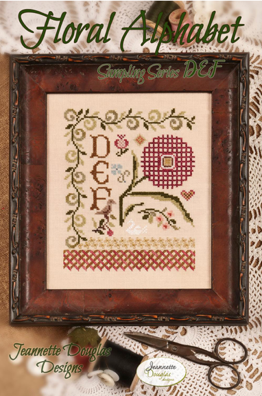 Jeannette Douglas Designs | Floral Alphabet Sampling Series - DEF MARKET 2025