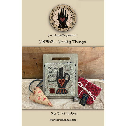 Teresa Kogut | Pretty Things Punchneedle Pattern MARKET 2025