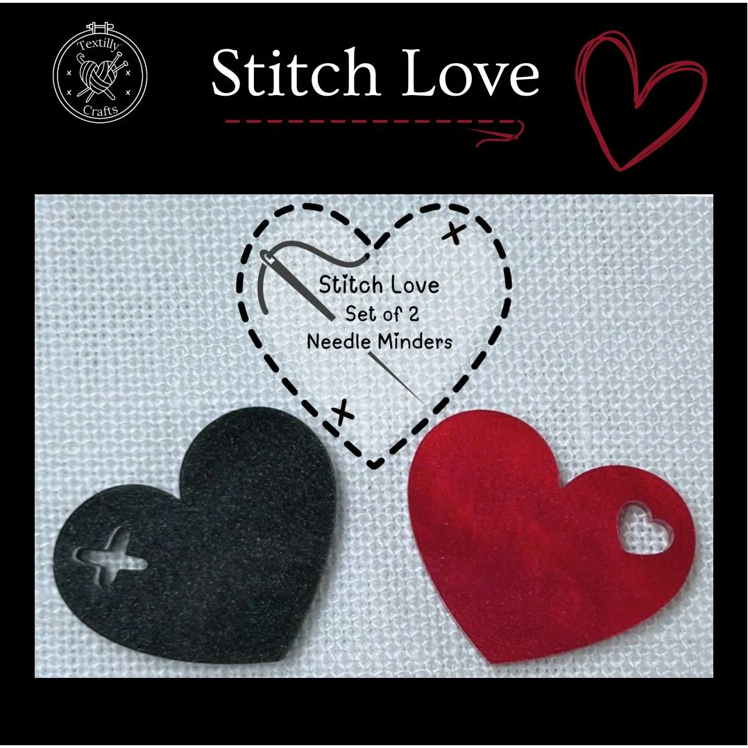 Textilly Designs | Stitch Love Needle Minders MARKET 2025