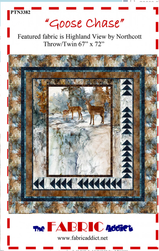 The Fabric Addict ~ Goose Chase Quilt Pattern and/or Kit