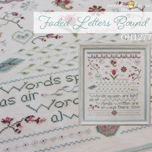 October House Fiber Arts | Faded Letters Bound MARKET 2025