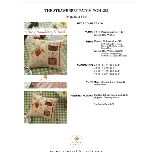 October House Fiber Arts | The Strawberry Patch MARKET 2025