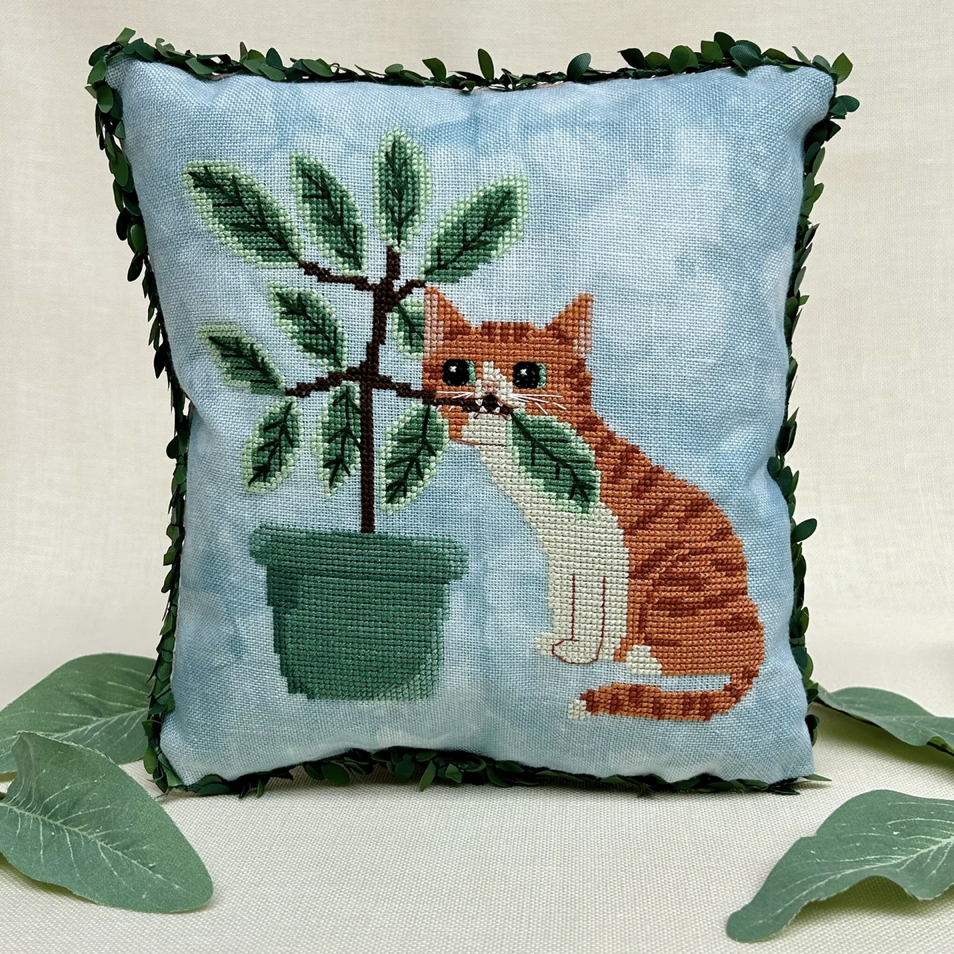 The Stitchin' Kitten | Orange Cat Activities MARKET 2025