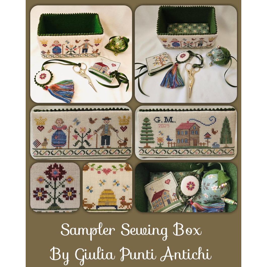 Giulia Punti Antichi | Sampler Sewing Box MARKET 2025