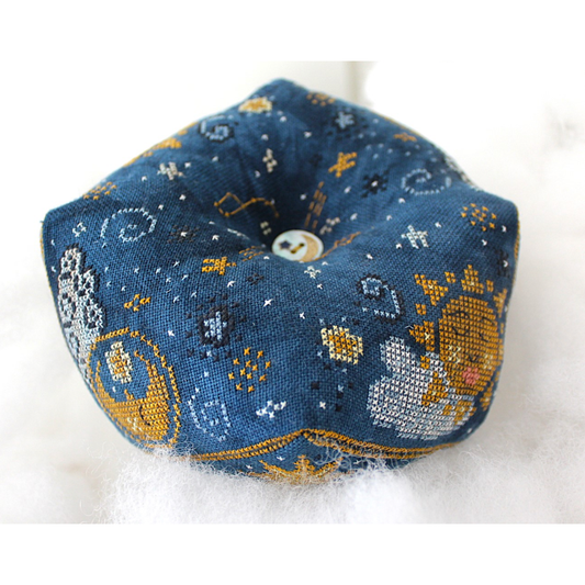 Cosford Rise Stitchery | Starry Starry Night Biscornu MARKET 2025