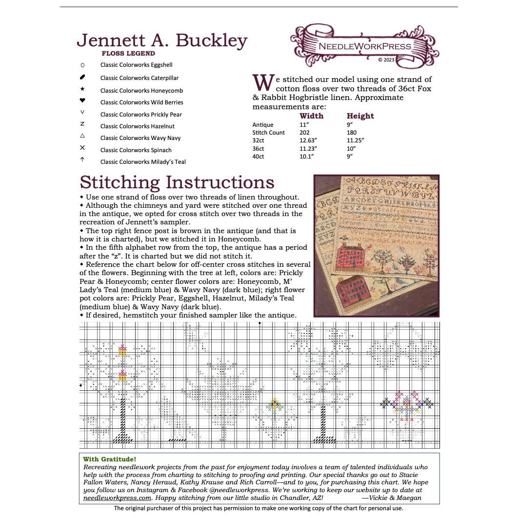 NeedleWorkPress | Jennet A. Buckley MARKET 2025