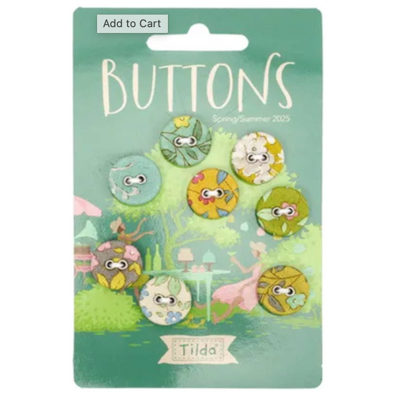 Tilda Sunday Brunch Buttons 16mm 8 pcs