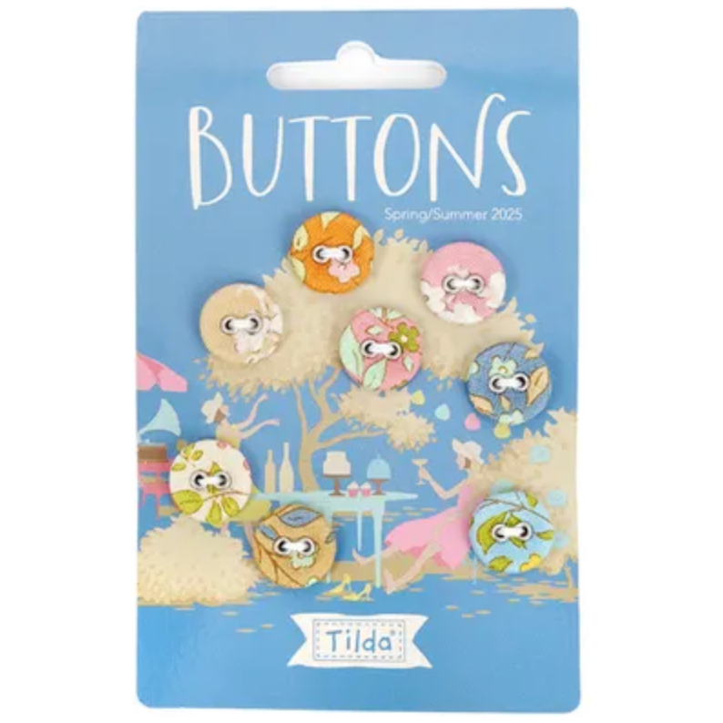 Tilda Sunday Brunch Buttons 14mm 8 pcs