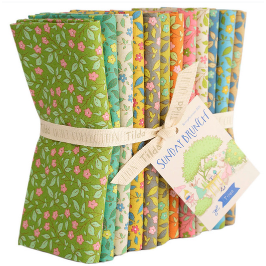 Tilda ~ Sunday Brunch Blenders ~ Fat Quarter Bundle ~ 10pc TIL300226