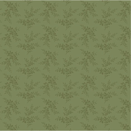 Cottage Florals ~ Sprig ~ R261216D  GREEN